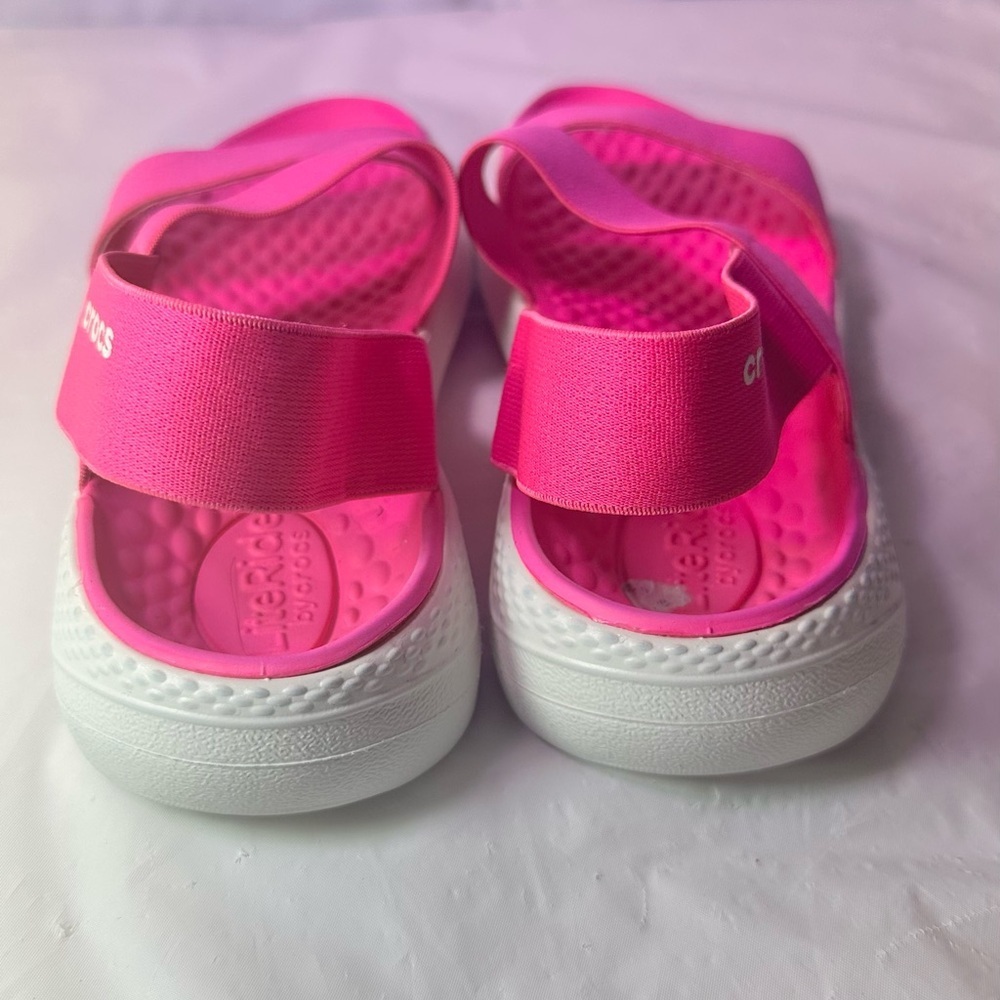 Crocs Women’s LiteRide Sandal — Hot Pink - Picture 7 of 9